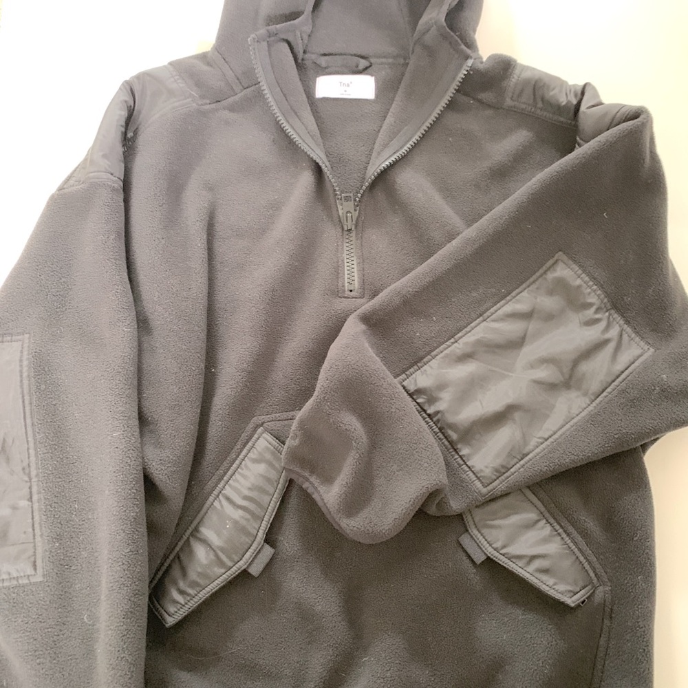 Aritzia hooded fleece sweatshirt